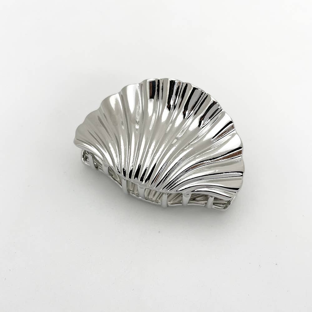 LadyJuneAccessories - Wholesale Hair Clip - Women's - Shell-Shaped Metal Hair Claw Clips, Chic Hair Accessories 5
