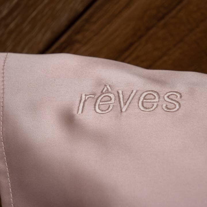 Rêves Silk Co. - Wholesale Bedding Pillowcase/Sham - Rougir Queen Envelope Pillowcase1