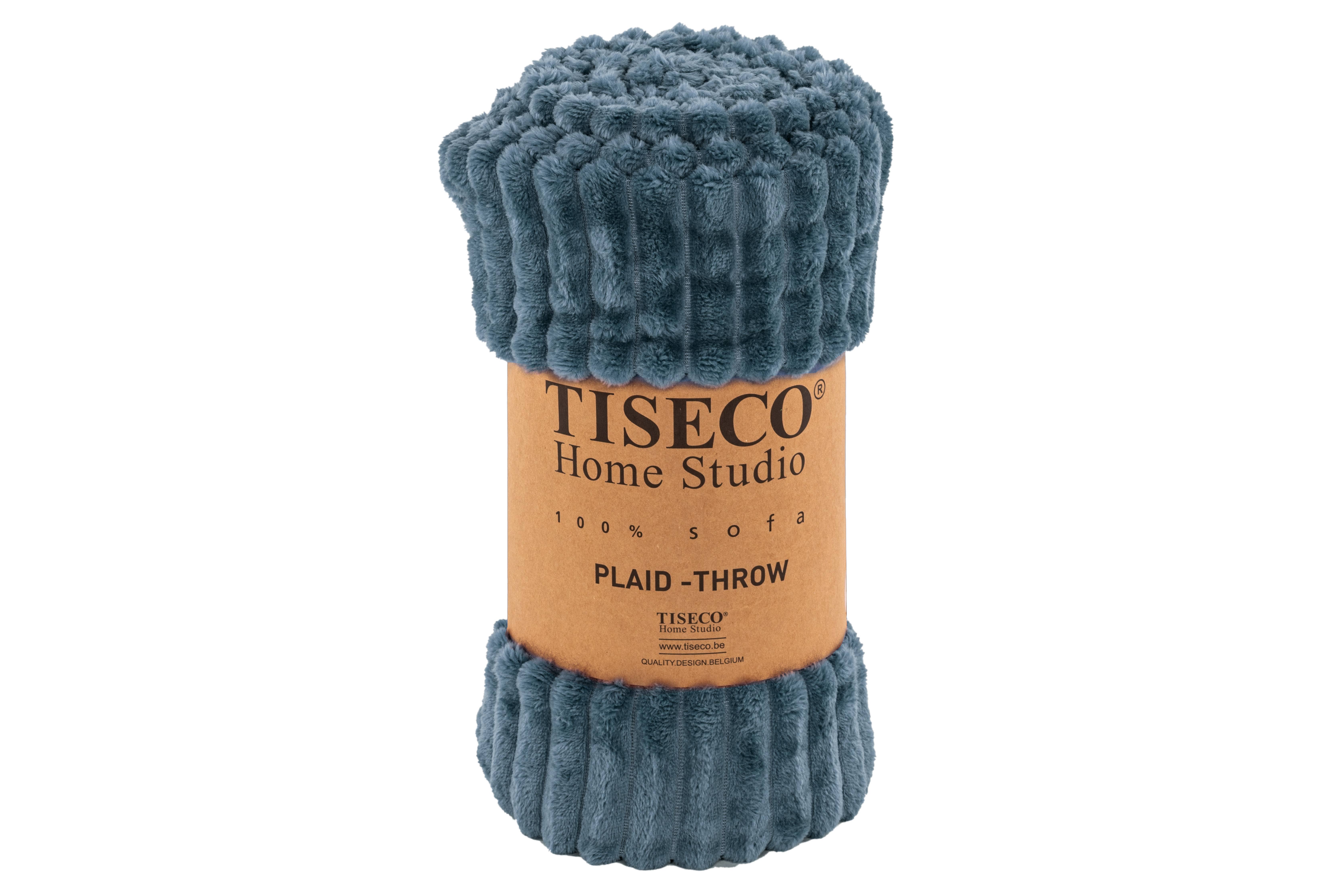Tiseco - Wholesale Throw Blanket - Plaid RIBBLE Microflannel - 130x160 cm0