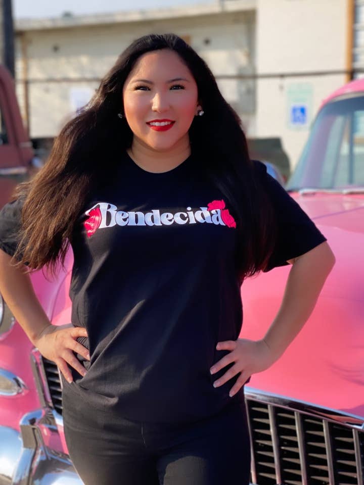 Two And A Half Street - Wholesale Screen Printed T-Shirt - Women's - Bendecida1