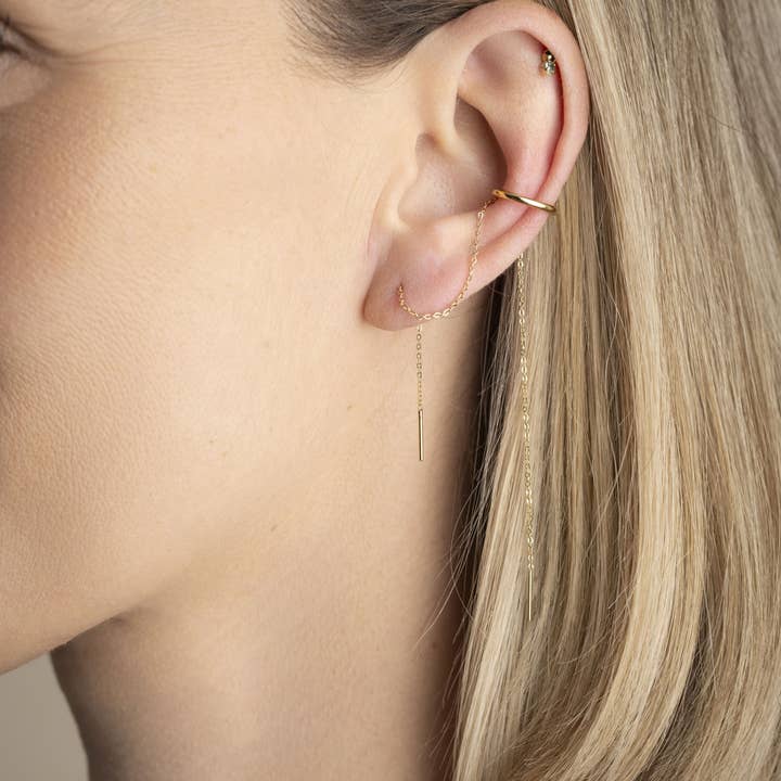 April Please - Wholesale Dangle Earrings - LUCAS ear jewellery chains with or without piercing1