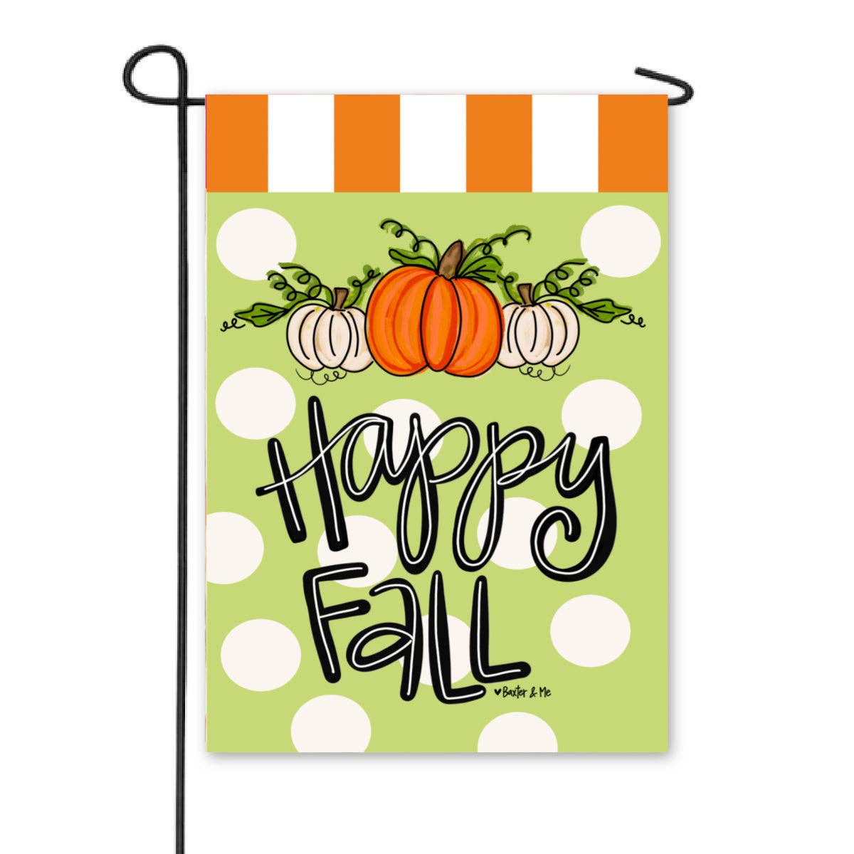 Baxter & Me - Wholesale Flag - Pumpkins All Around Garden Flag1