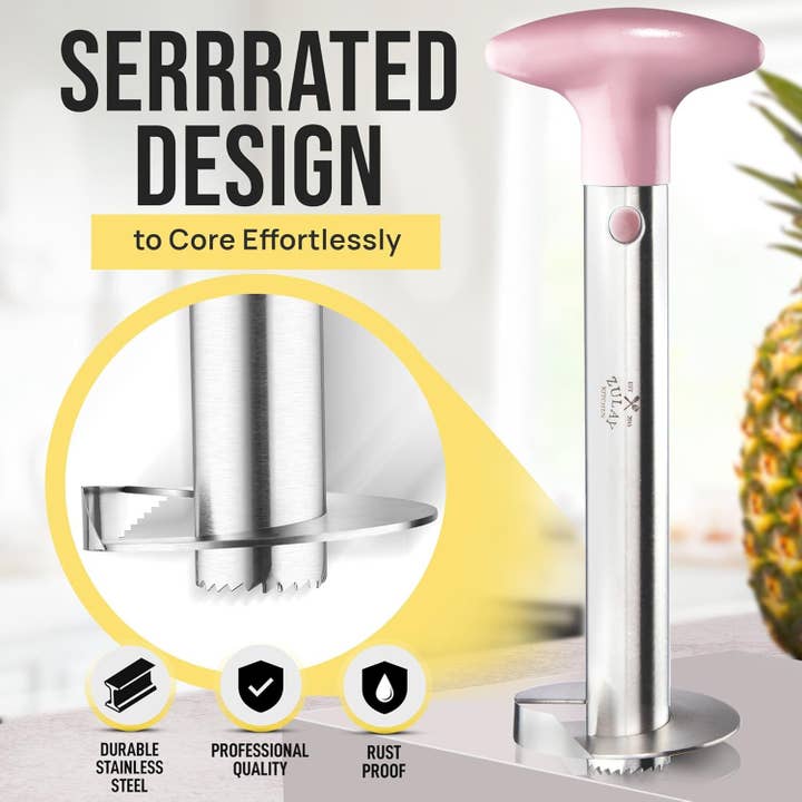 Zulay Kitchen – Engroshandel Køkkenredskab – Ananaskerner og skæreværktøj6