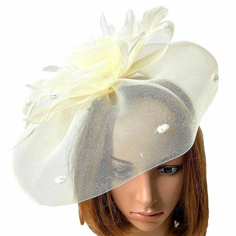 Diacly - Wholesale Fascinator Hat - Women's - Floral Fascinator with Veil3