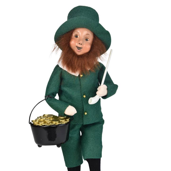 Byers' Choice Ltd. Leprachaun w/ Gold 2253 (New 2026) for wholesale by Byers Choice