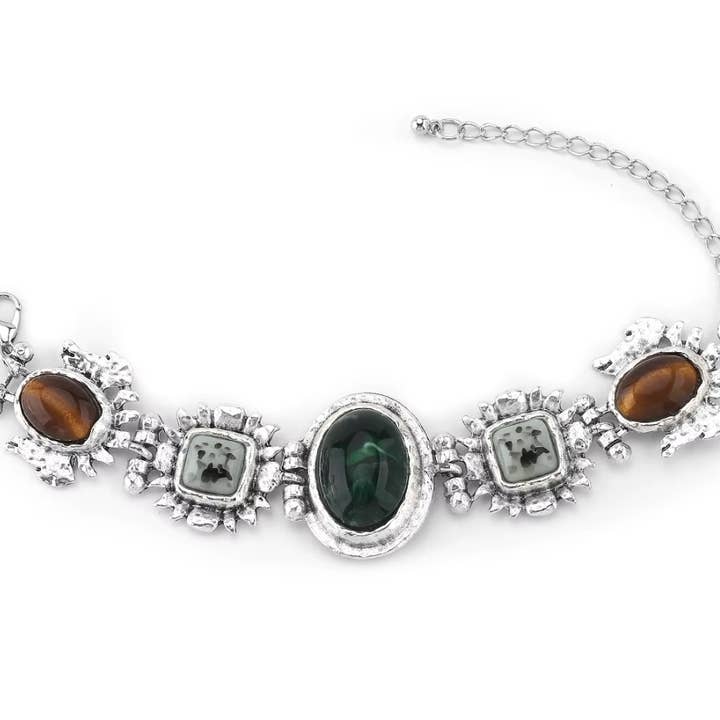 Boho Armband - Handgesneden en Gemaakte Stenen voor wholesale door HoopLa