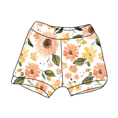 Floral Shorts, Floral Shorties, Summer Shorts for Girls for wholesale by Remi Rae’s LLC