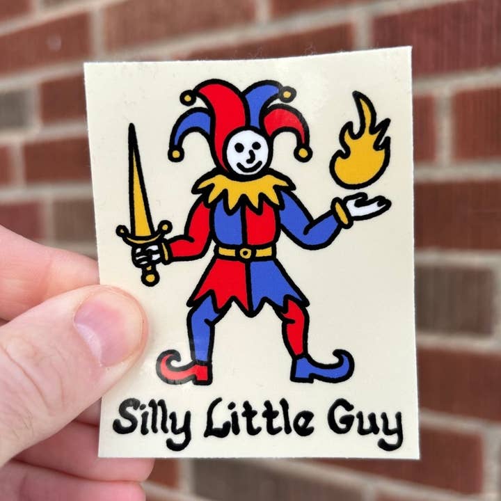 Adesivo Silly little guy per la vendita all'ingrosso da parte di Pretty Bad Co