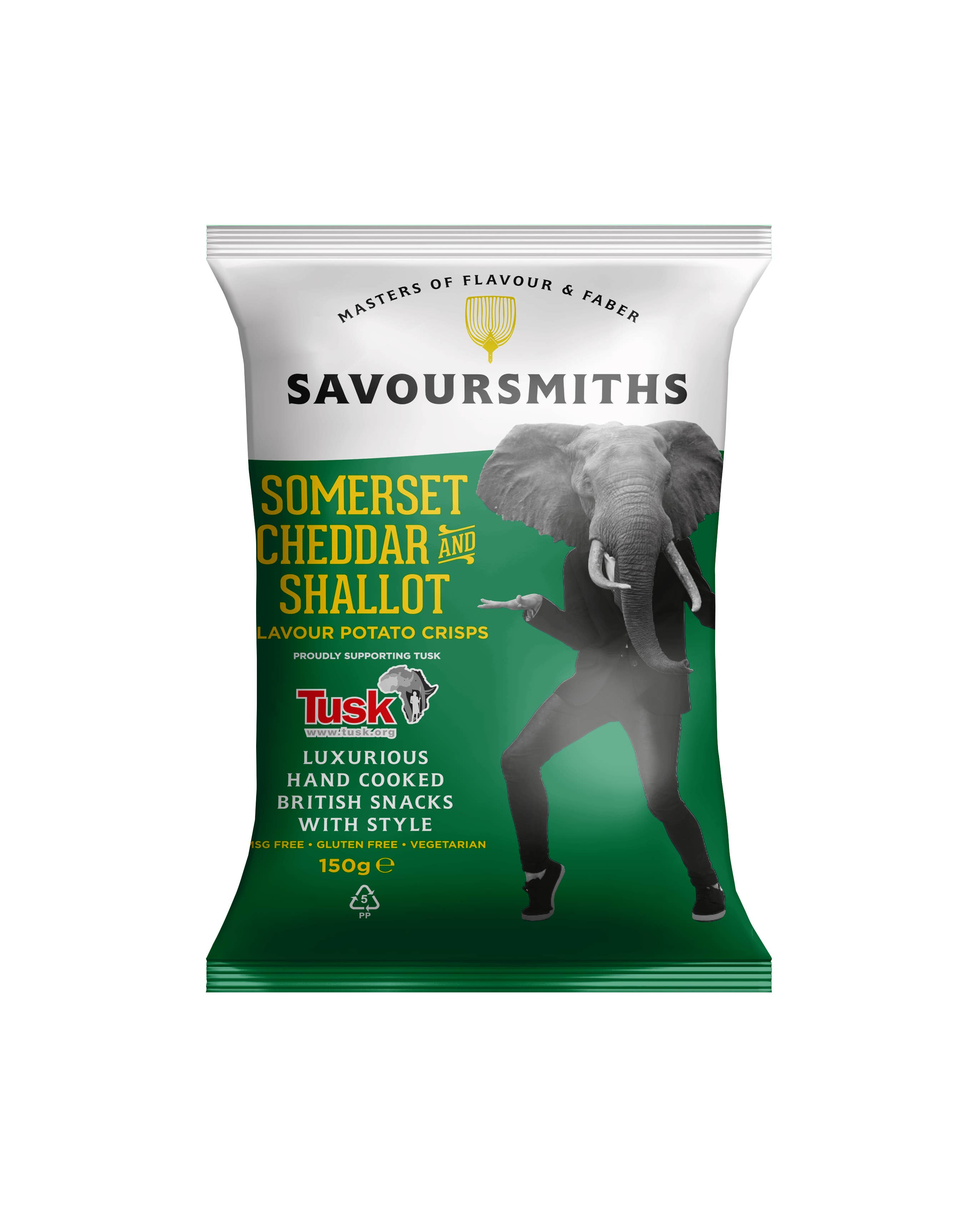 Savoursmiths - Wholesale Chips - Single Serve Somerset Cheddar Shallot Potato Crisps 1.41oz