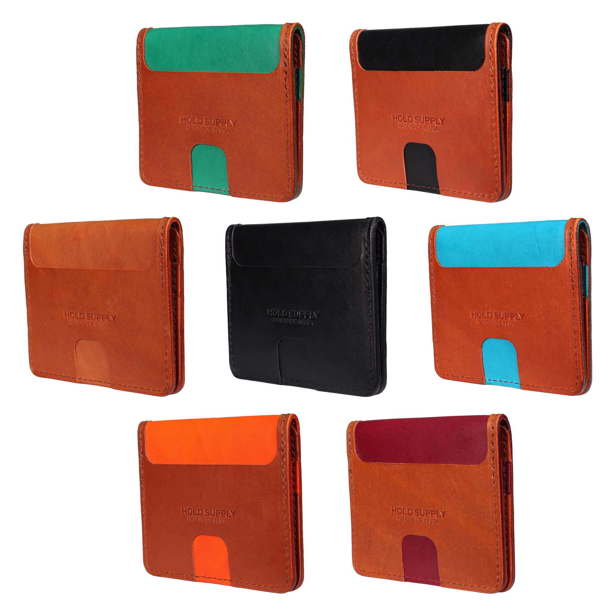 HOLD SUPPLY - Wholesale Wallet - Unisex - Brown Leather Vertical Bifold Unisex Wallet4