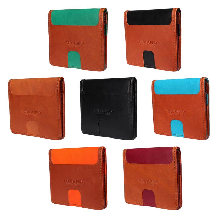HOLD SUPPLY - Wholesale Wallet - Unisex - Brown Leather Vertical Bifold Unisex Wallet4