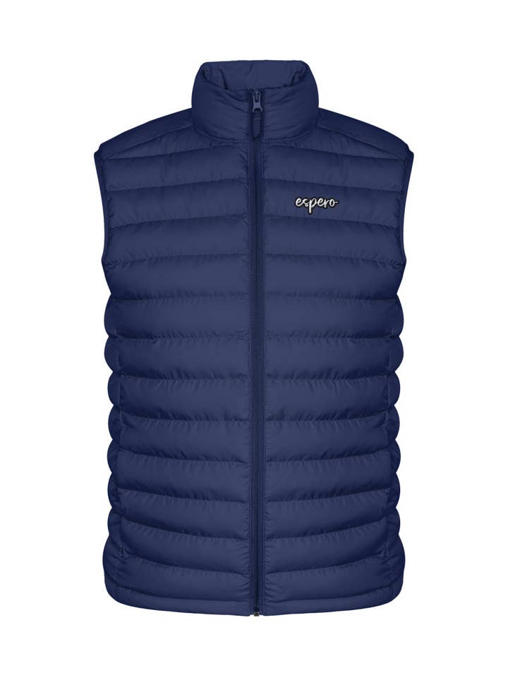 Unisex Weste espero Stick Navy für den Großhandel von espero
