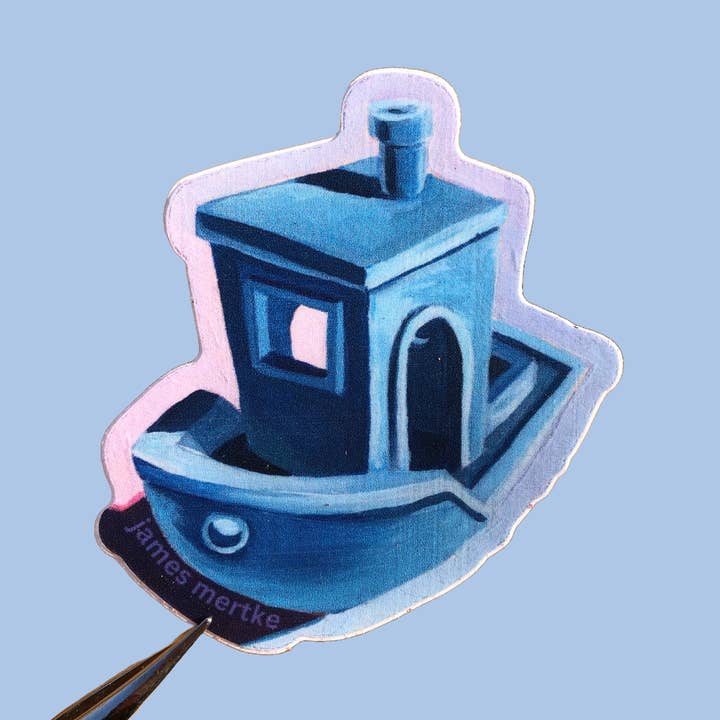 3D-Druck Benchy Malaufkleber für den Großhandel von Painting With James