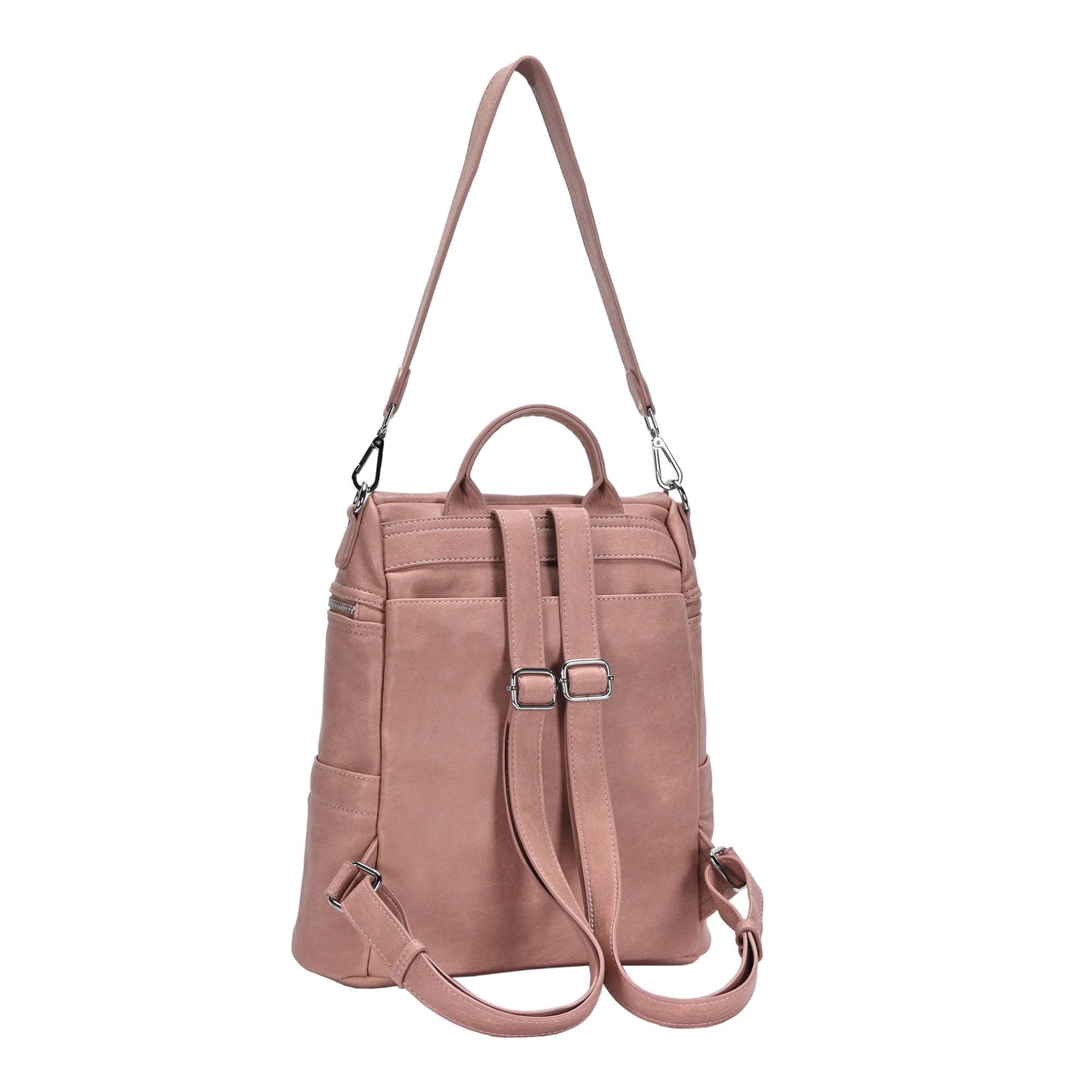 MMS Brands - Wholesale Backpack - Women's - Sienna Utilitarian Shoulder Backpack Purse1
