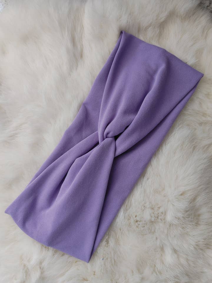 Lilac Headband for wholesale by Sew fashionable headbands