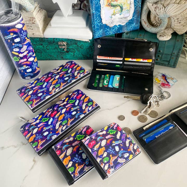 The Slug And Kraken - Wholesale Wallet - Men's - Nudibranchs of the World Small Mens wallet5