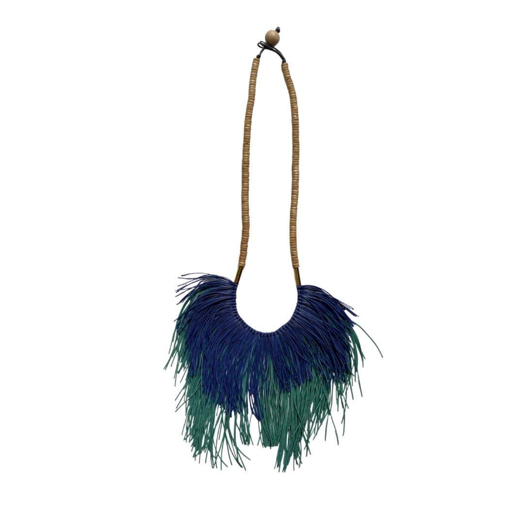 Bijondo - Vendita all'ingrosso Collane di perline/perle - Collana artigianale boho legno e caucciù Notre Dame8