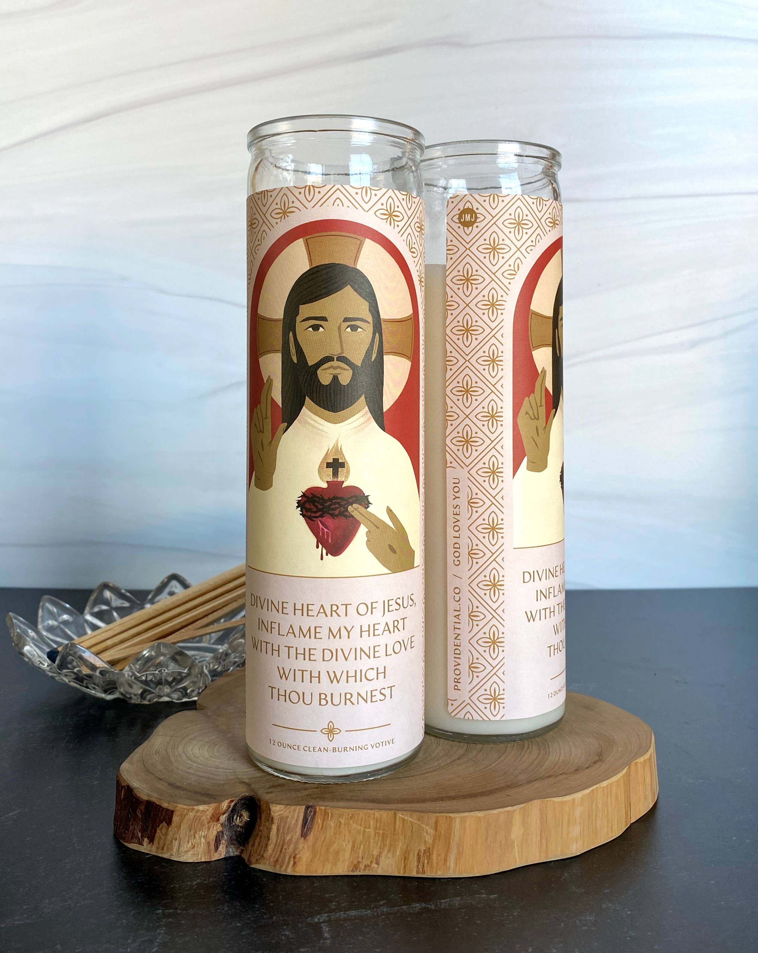 Providential Co. - Wholesale Votive Candle - Candle: Sacred Heart of Jesus Votive1