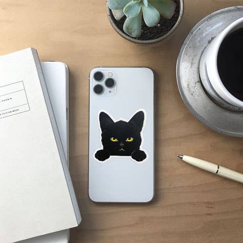 Felix Doolittle - Wholesale Sticker - Peek-a-Boo - Cat Vinyl Stickers2