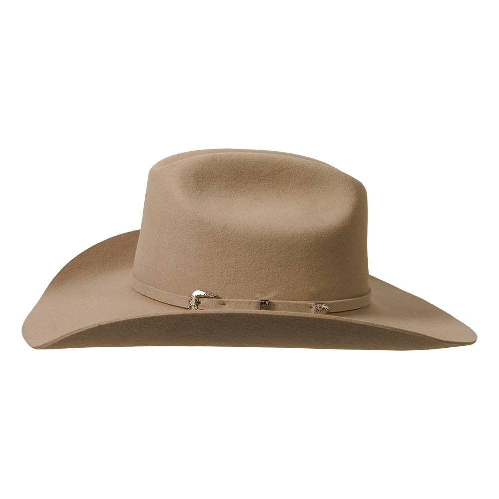 American Hat Makers - Wholesale Cowboyhoed - Uniseks - 100% wollen vilten western cowboyhoed - Style Cattleman44