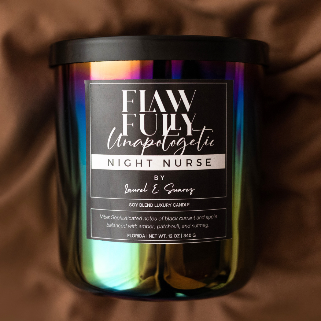 Flawfully Unapologetic - Vendita all'ingrosso Candela in vasetto - Candela di lusso in miscela di soia da infermiera0