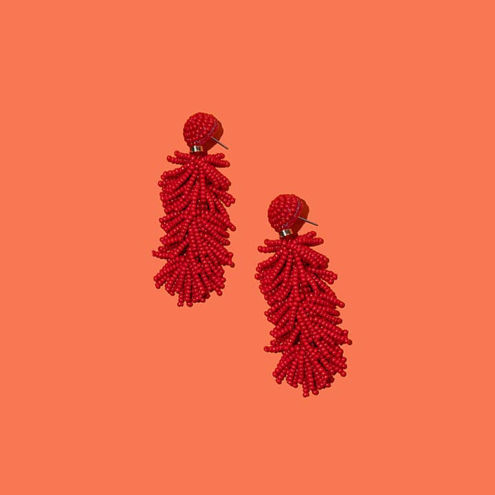 Pierce + Hide - Wholesale Tassel Earrings - Custom Beaded Tiered Tassel Earrings | Tassel Earring5