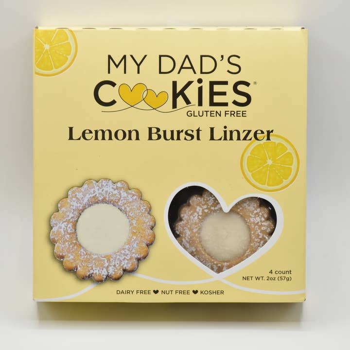 My Dad's Cookies - Wholesale Biscuit - Lemon Burst Linzers4