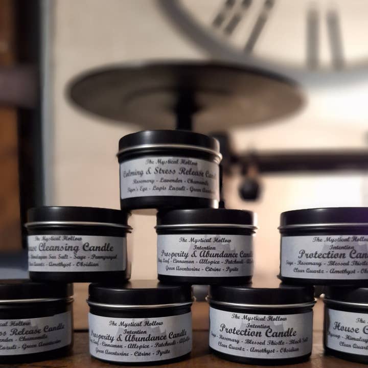 The Mystical Hollow – wholesale Spiritual stone/crystal – House Cleansing Candle