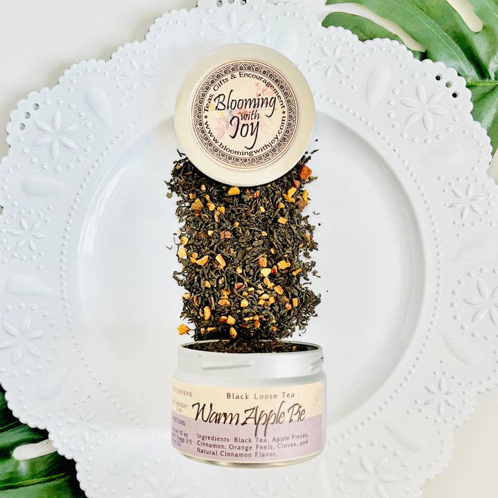 Warm Apple Pie Black Tea – A Cozy Blend of Warm Cider for wholesale by Blooming With Joy Tea Co.