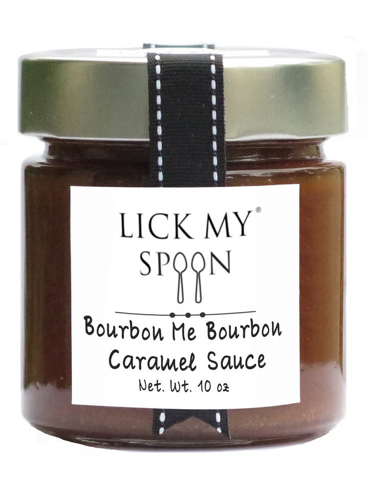 Bourbon Me Bourbon Caramel Sauce - Small-Batch - 10oz for wholesale by SAPORE DELLA VITA LLC
