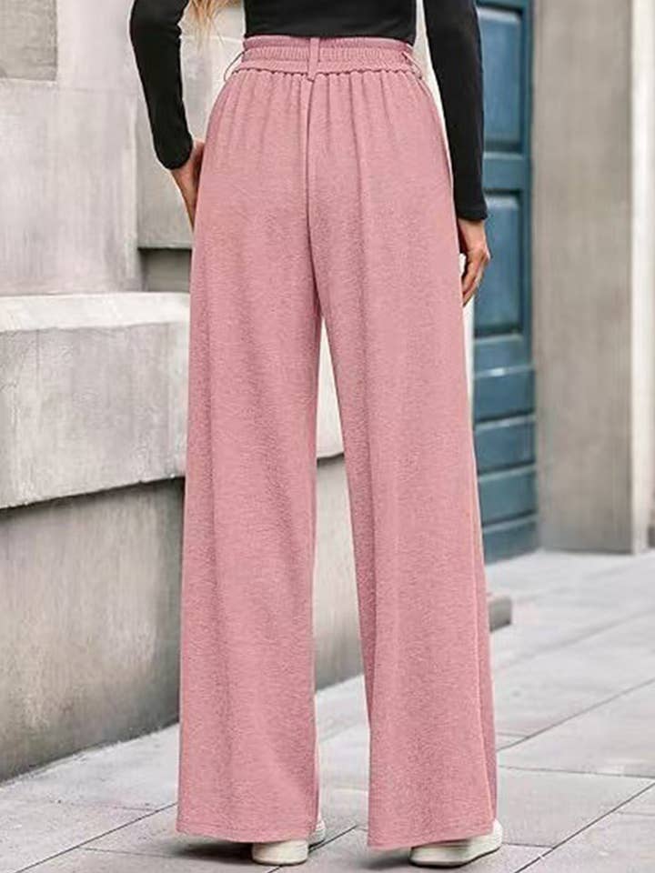 Lovenne - Wholesale Pants - Women's - Versatile solid color straight wide-leg pants7