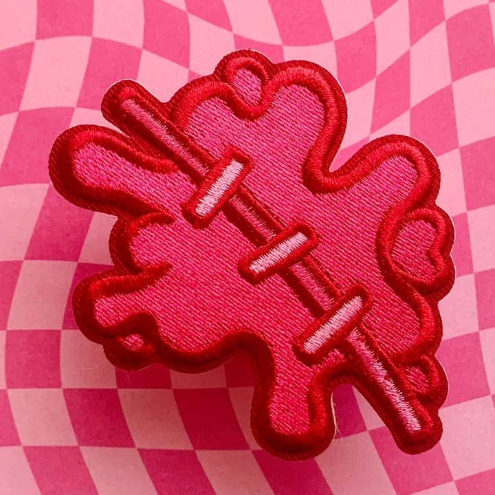 "SPLAT!" Embroidered Patch for wholesale by Loppy Rae