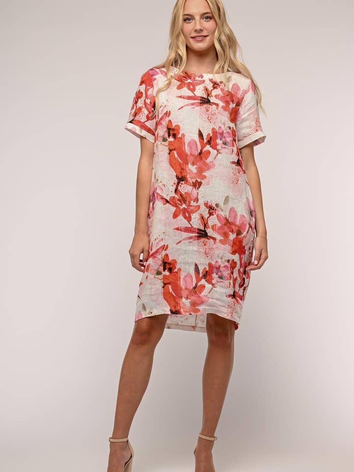 Franse linnen jurkschede voor wholesale door LINEN LUV