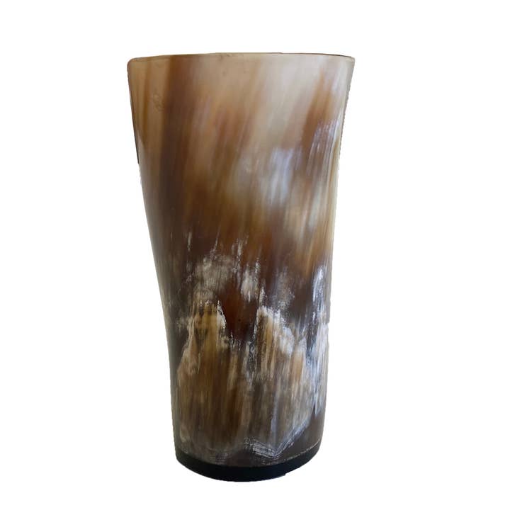 Madison Bay Co. - Historical Home Decor Reproductions - Wholesale Drinking Glass/Cup - Horn 5oz Drinking Cup- Antique Vintage Style, 3-3/4"1