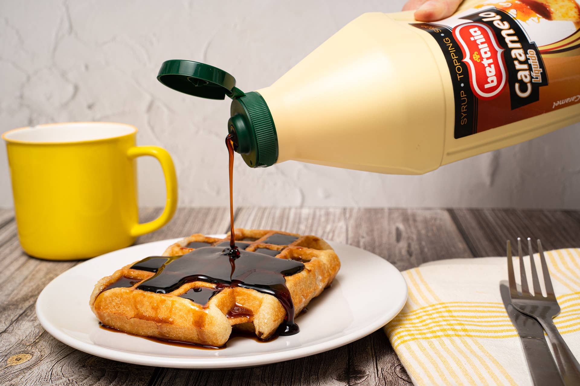 Alminter – wholesale Caramel sauce – CARAMEL FLAVOR SYRUP 1L BOX 6 UNITS1