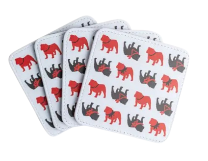 KEVA - Wholesale Coasters - Spirit Bulldog in Red Coasters Set of 41