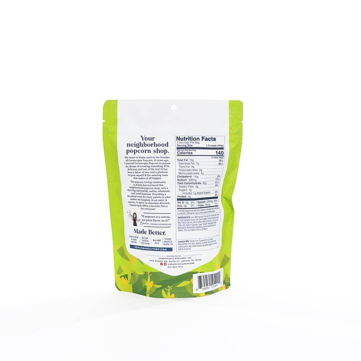 Cornucopia Popcorn - Wholesale Popcorn - Dill Pickle Popcorn- GF- Signature Bag