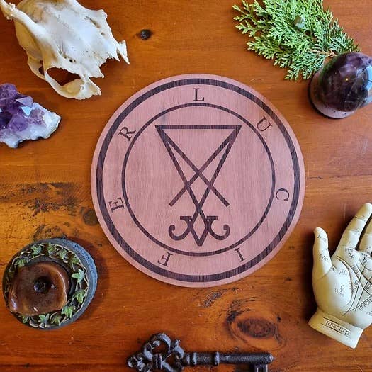 Yiska Designs - Wholesale Meditation Supplies - Lucifer Sigil Altar Tile