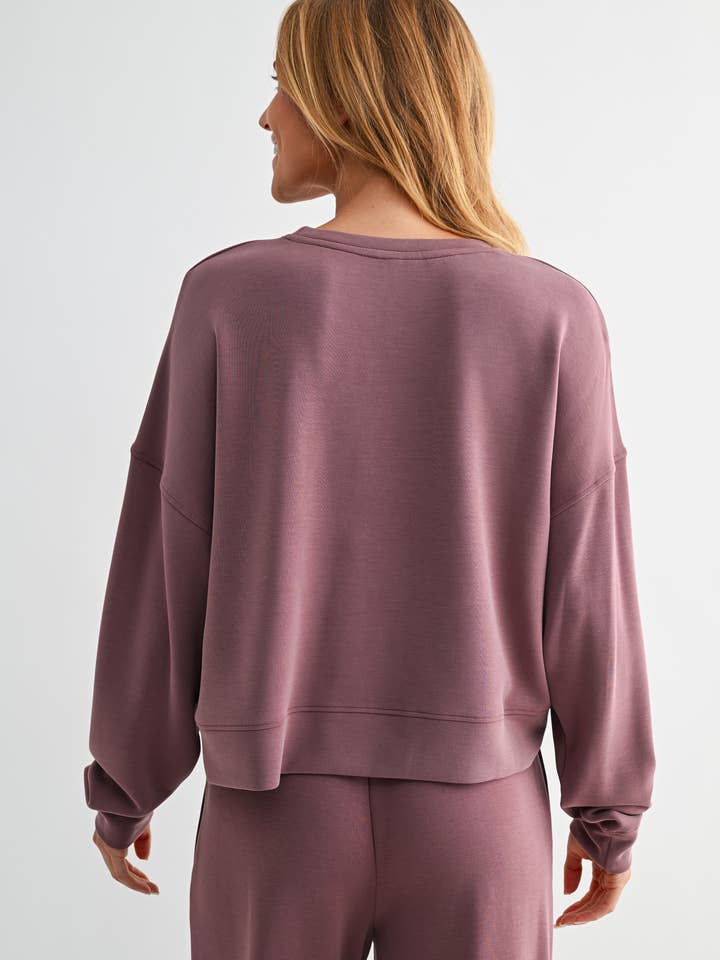 Mono B – Großhandel Sweatshirt – Damen – Laguna Pullover mit überschnittenen Schultern48