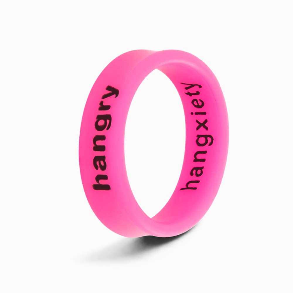 Flip Rings - Wholesale Band/Stacked Ring - Flip Reversible hangxiety / hangry ring1
