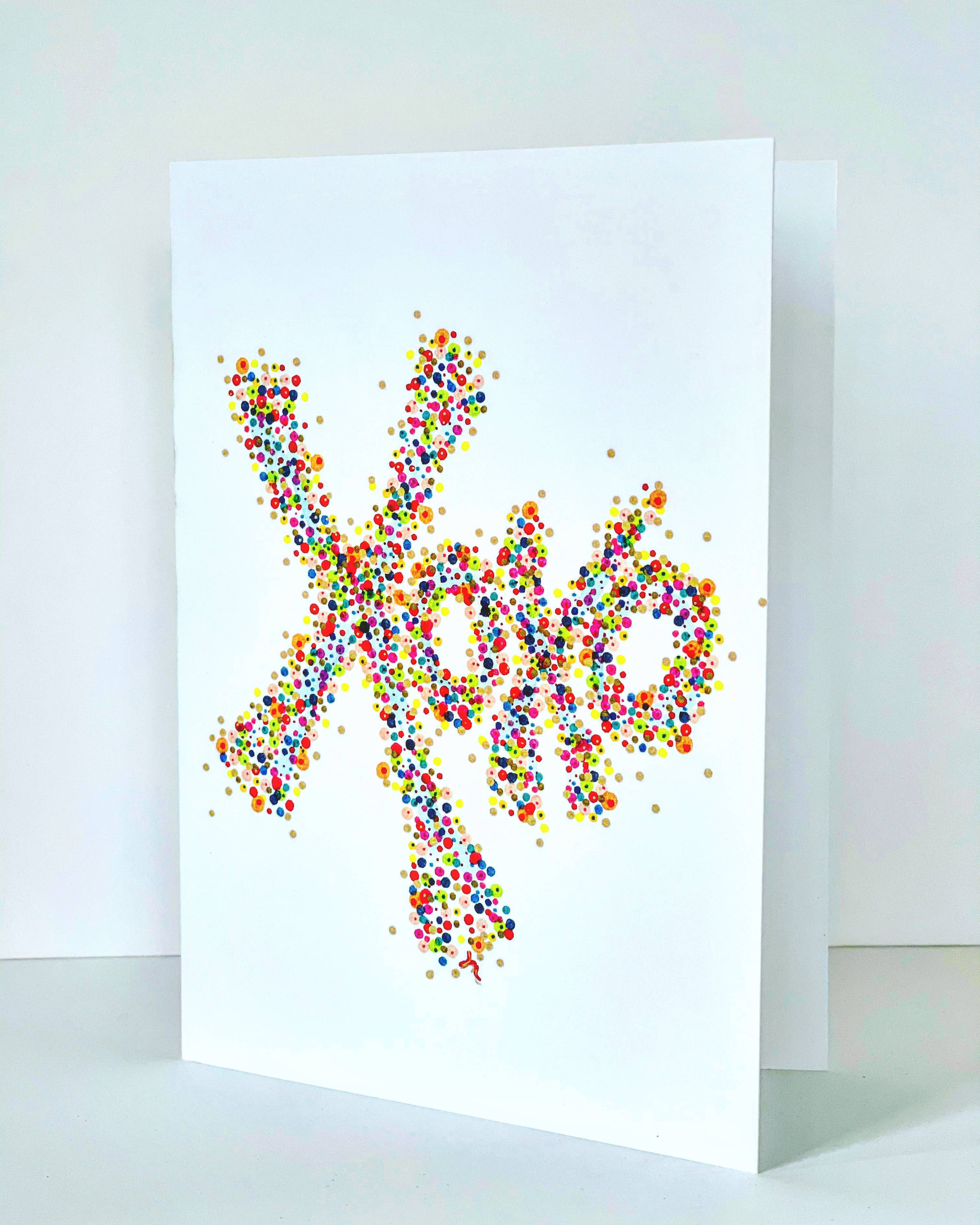 Gallery of Good® - Wholesale Love Card - "XOXO" Fine Paper Card w/envelope1