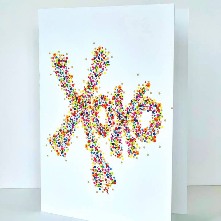 Gallery of Good® - Wholesale Love Card - "XOXO" Fine Paper Card w/envelope1