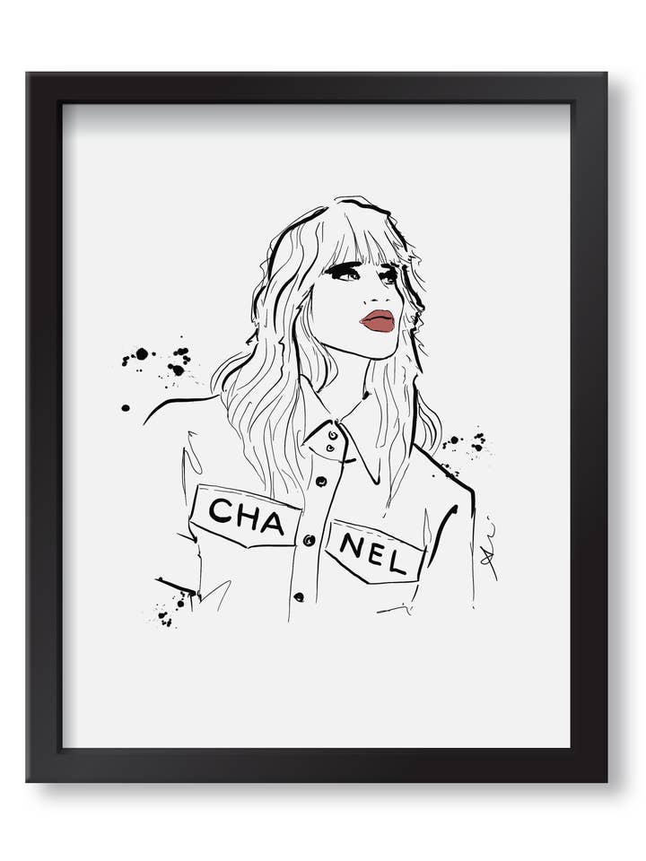 Chnl Crush Art Print for engroshandel hos Alison Gordon Studio