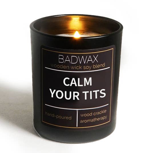 Calma tus tetas - Woodwick Candle para venta al por mayor de BADWAX®