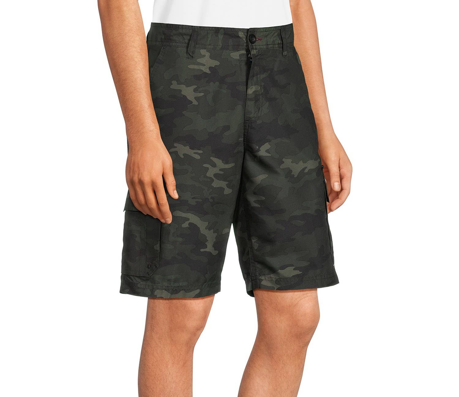 Grand Sierra - Wholesale Shorts - Men's - Men's Cargo Pocket Camo Shorts - Army Green1