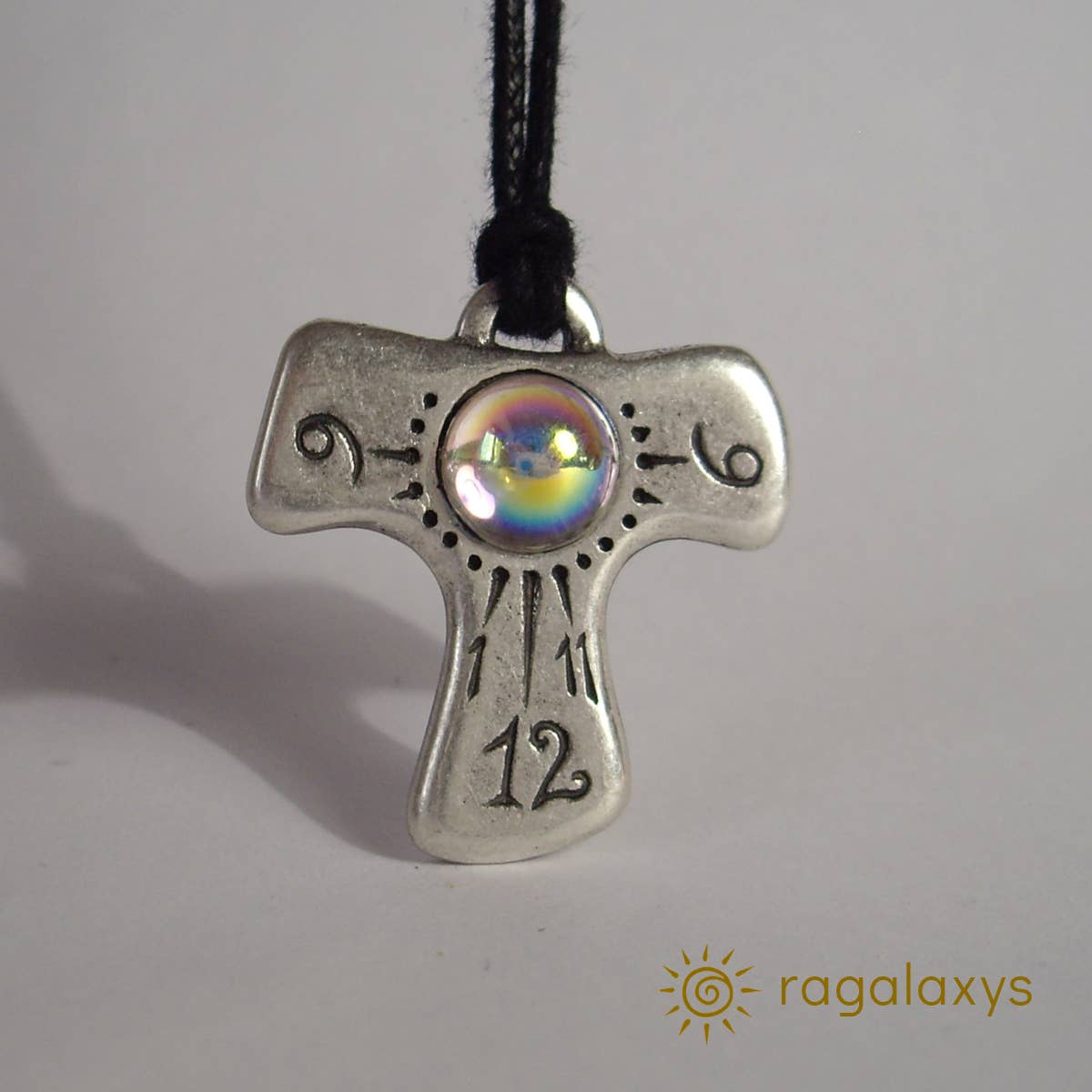 Ragalaxys – wholesale Pendant/charm necklace – TAU Sundial Pendant - Extensible cord 45-60cm.10