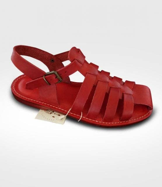 Mario Doni - Wholesale Sandals - Men's - Men's Handmade Sandals in Leather and Vegetable-Tanned Leather #36