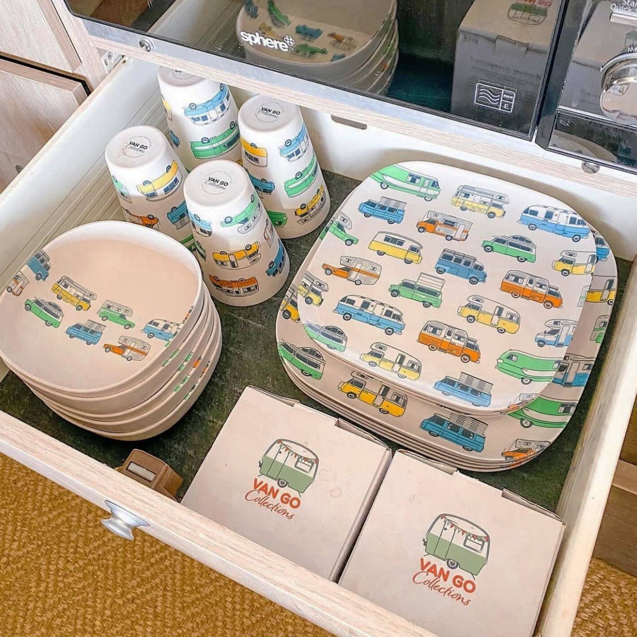 Van Go Collections – Engroshandel Middagstallerken – Bambusplade | 22cm | The Camper Collection3