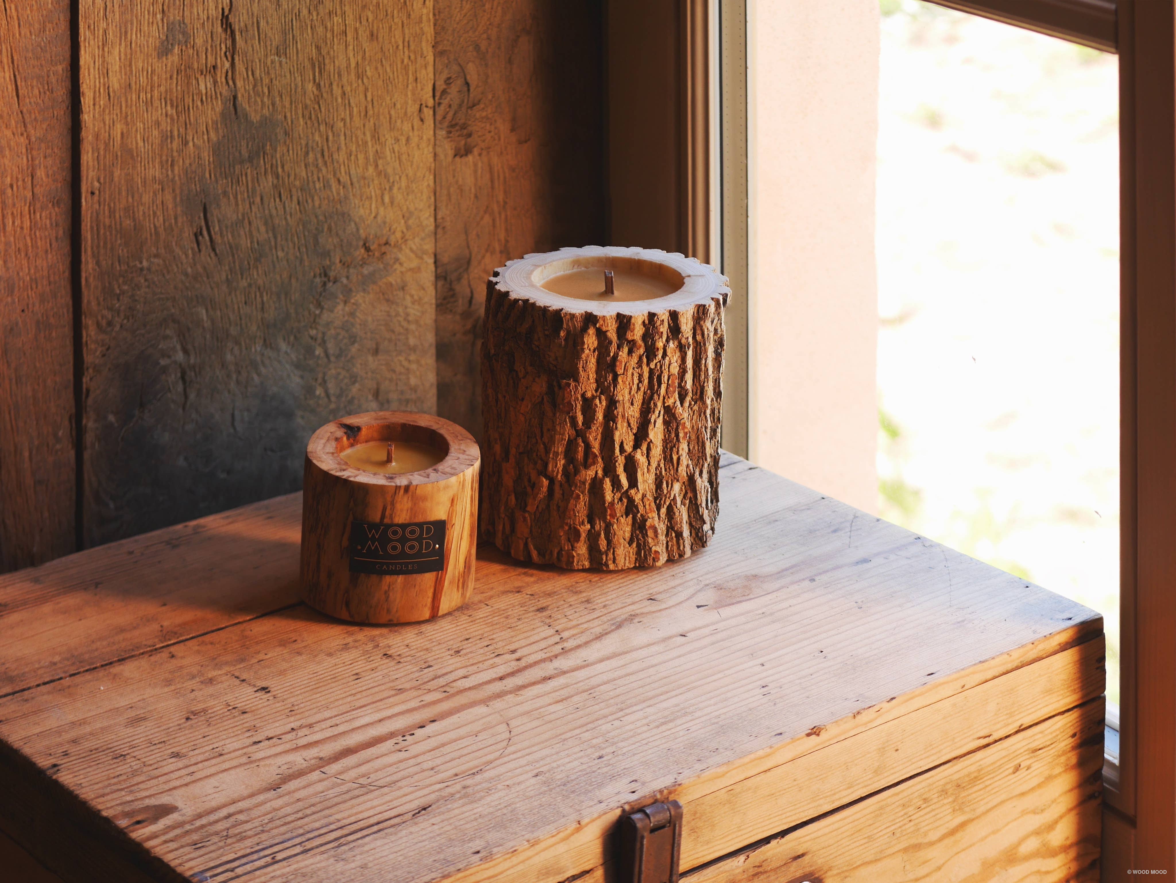 WOOD MOOD - Vendita all'ingrosso Candela in vasetto - Rocky Original | candela riutilizzabile con olio essenziale di pino7