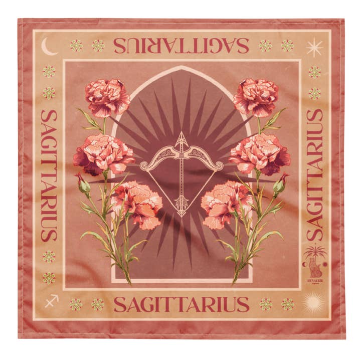 Sagittarius Scarf Bandana for wholesale by Revaerie